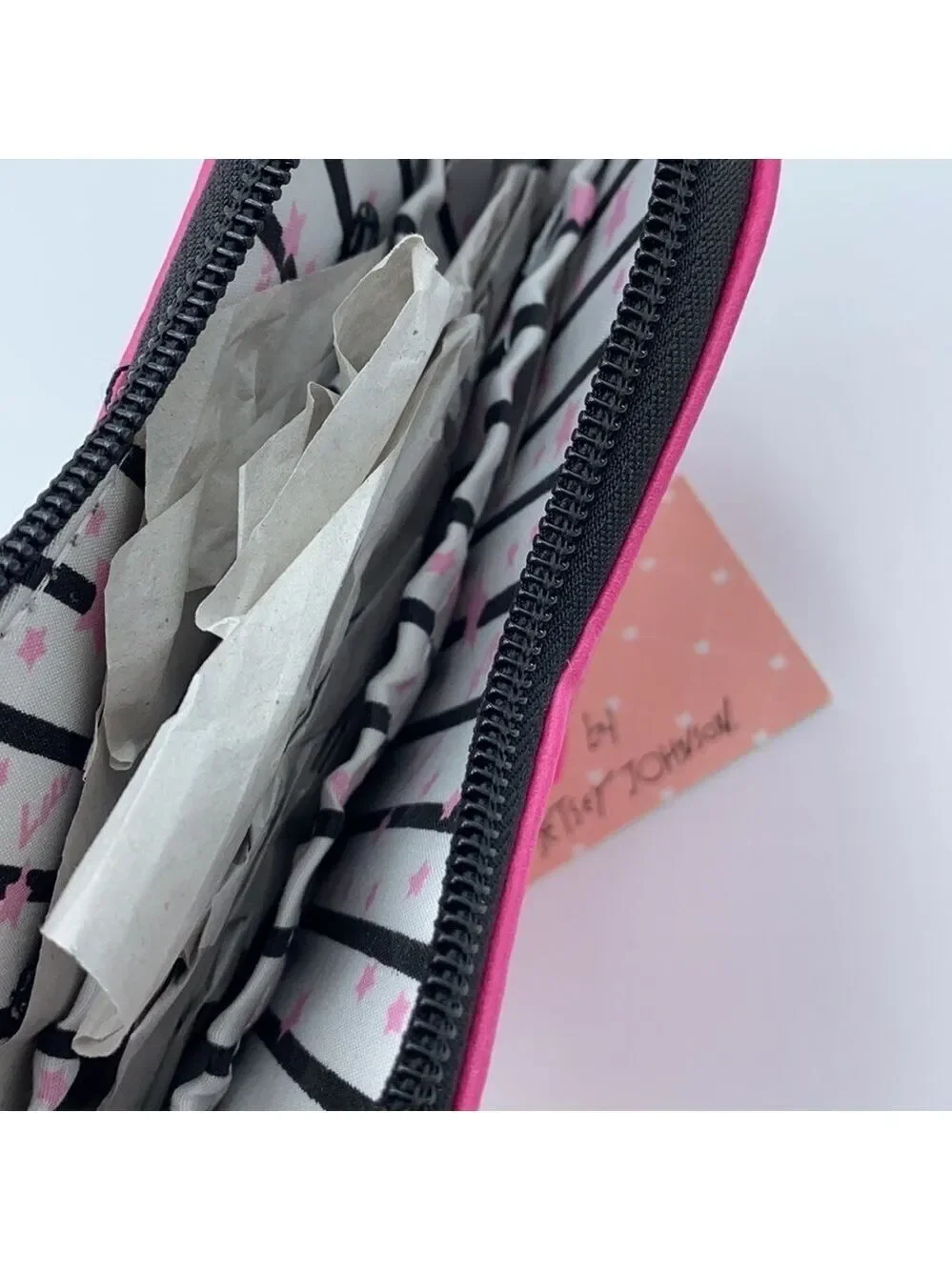 Betsey Johnson Eyes Face Heart Coin Purse Wristlet